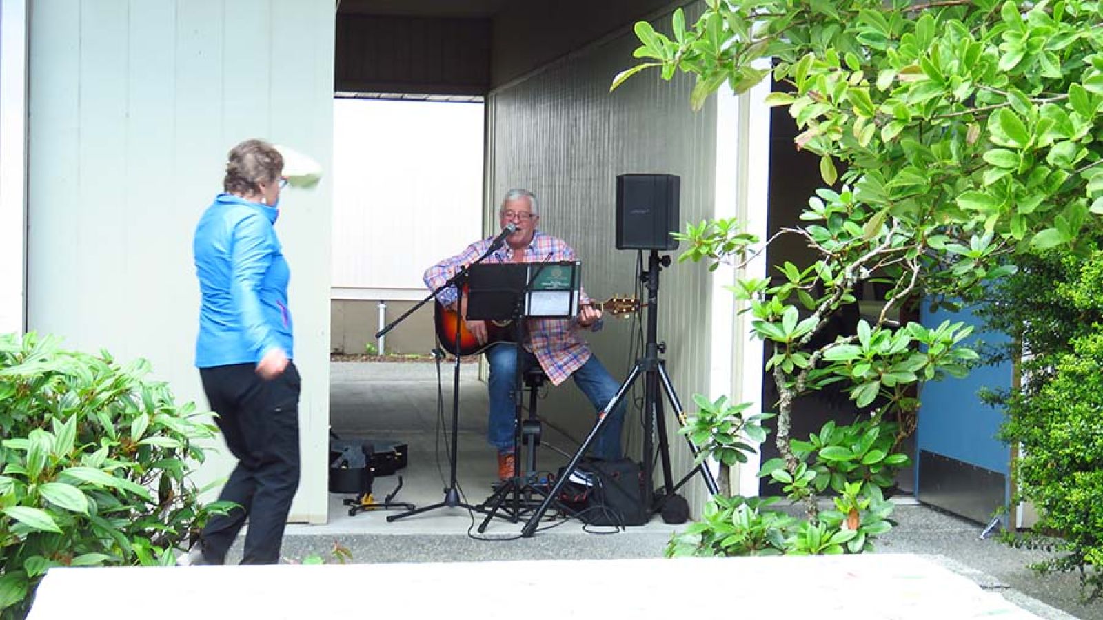 Outdoor concert at Parksville Community Centre