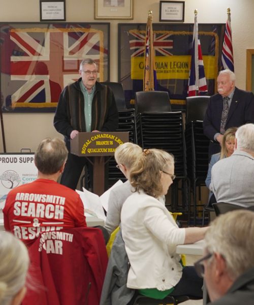 Speaker at local event held at the legion