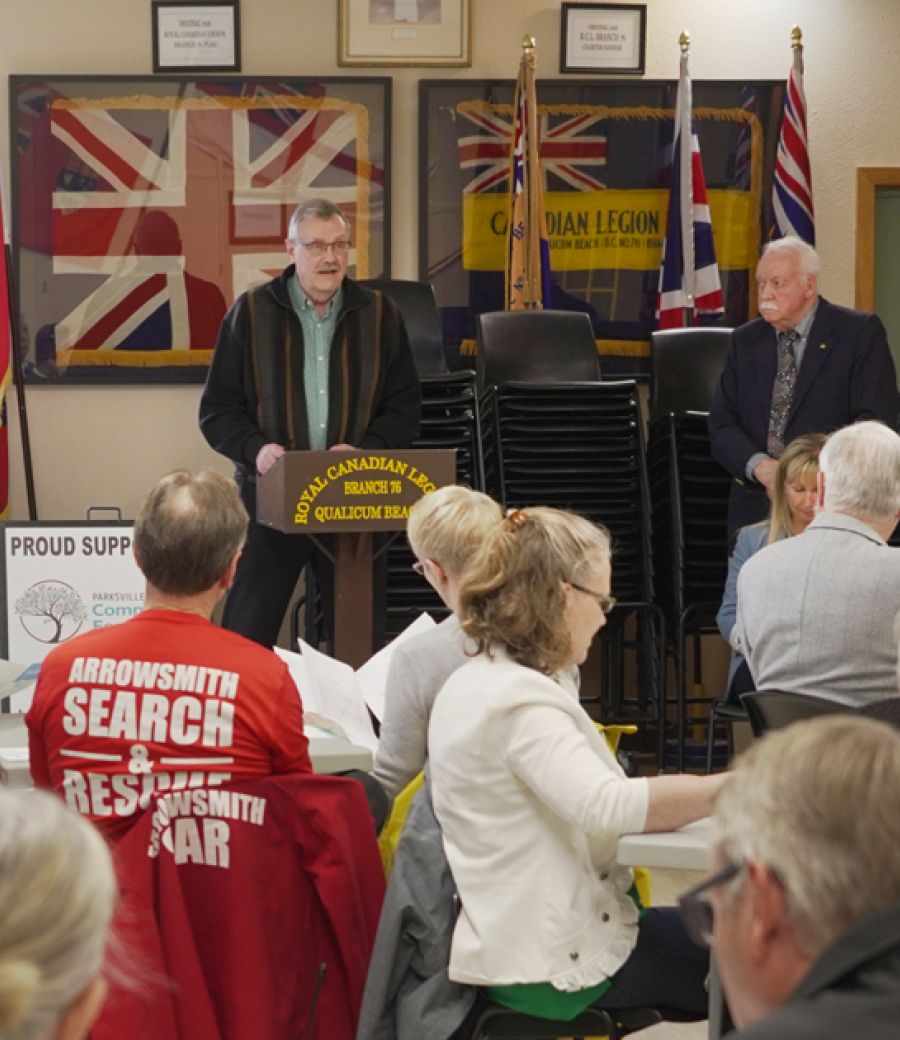 Speaker at local event held at the legion